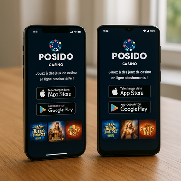 Posido Casino - Applications Mobiles - iOS Android